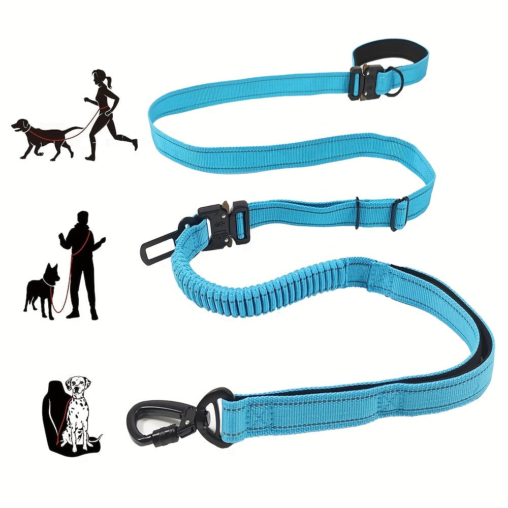 Laisse Mains Libres avec Boucle pour Voiture pour Chien