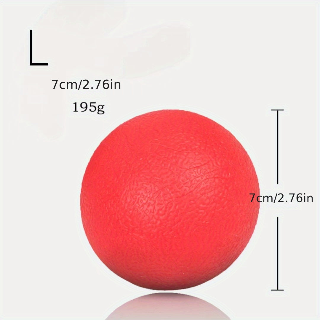 Balle à Mâcher Indestructible en Caoutchouc Rouge