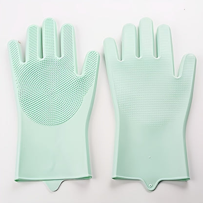 Gants de Bain Massants en Silicone pour Chiens et Chats