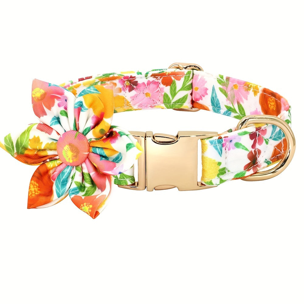 Collier Fleuri (fleur amovible) pour Chien