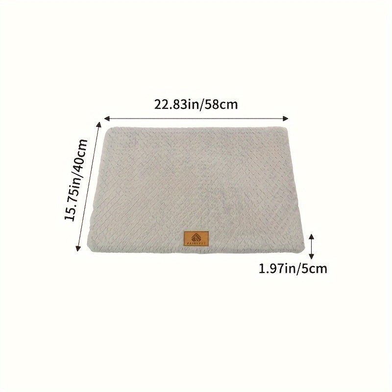 Coussin Moelleux Rectangulaire pour Chien et Chat