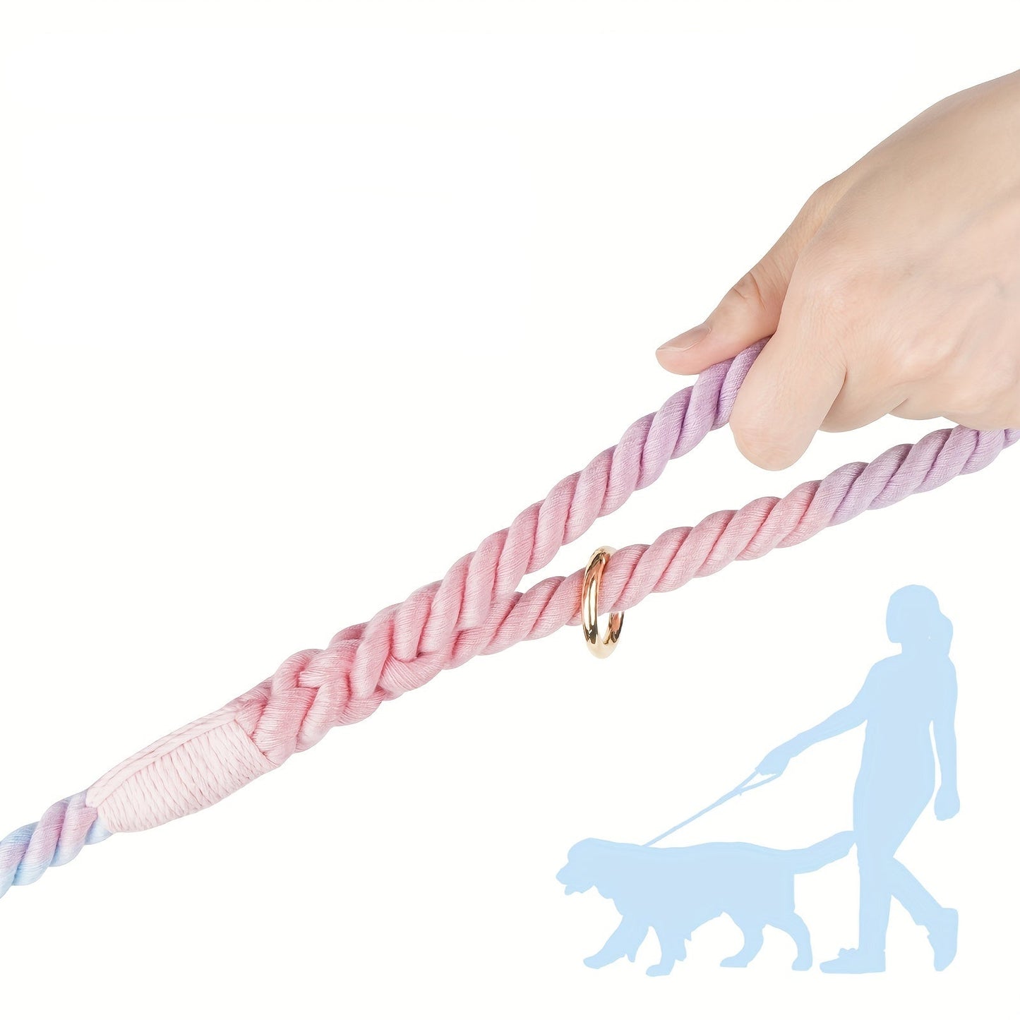 Laisse Colorée Pastel 1,5M pour Chien
