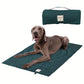 Couverture Pliable Rétro pour Chien – Matelassée, Portable et Élégante