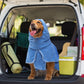 Peignoir de Bain Ultra-Absorbant à Capuche pour Grand Chien