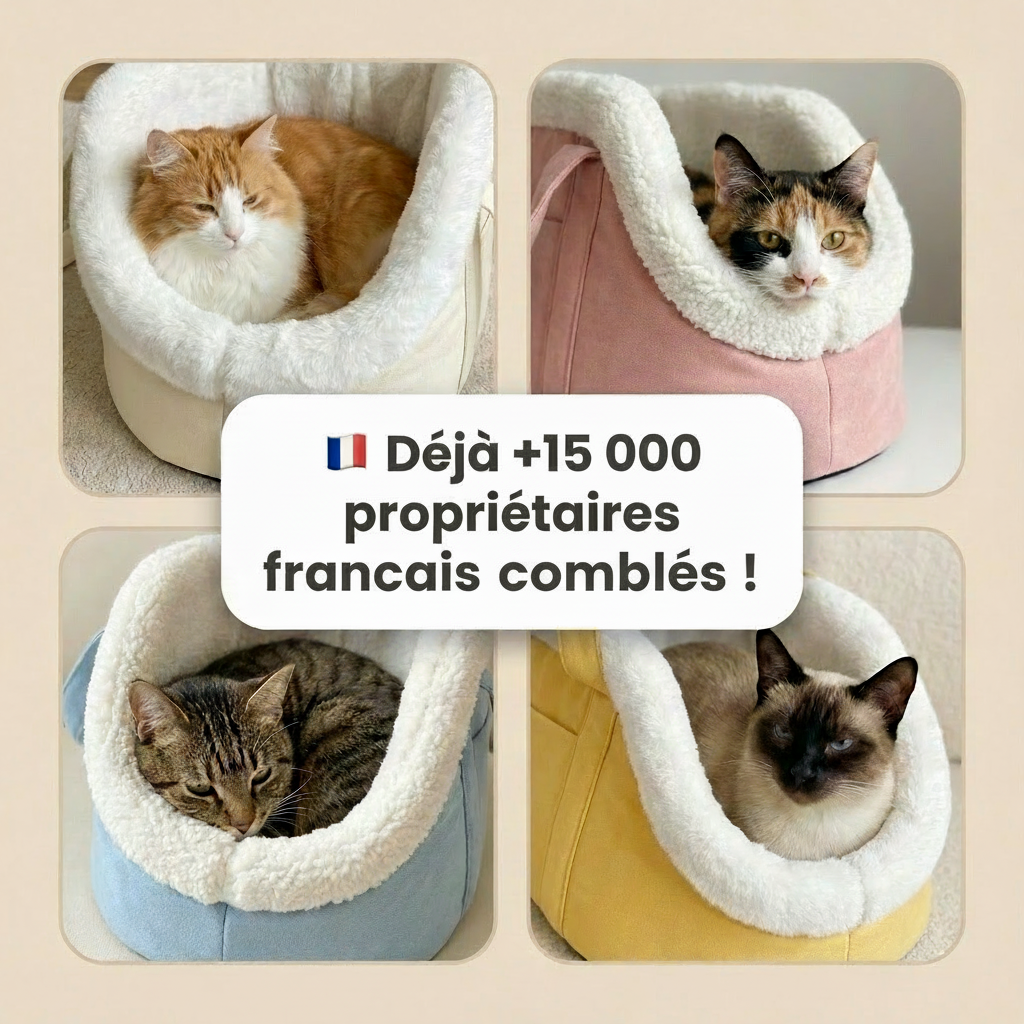 Nid Ultra-Douillet Cocon Zen pour chat - Édition France