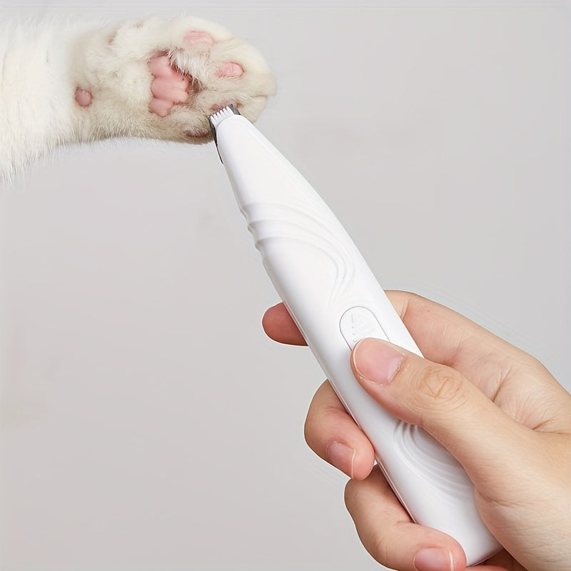 Mini Tondeuse Précision Blanche pour Chats et Chiens