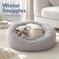 Panier apaisant rond pour grand chien, illustration produit