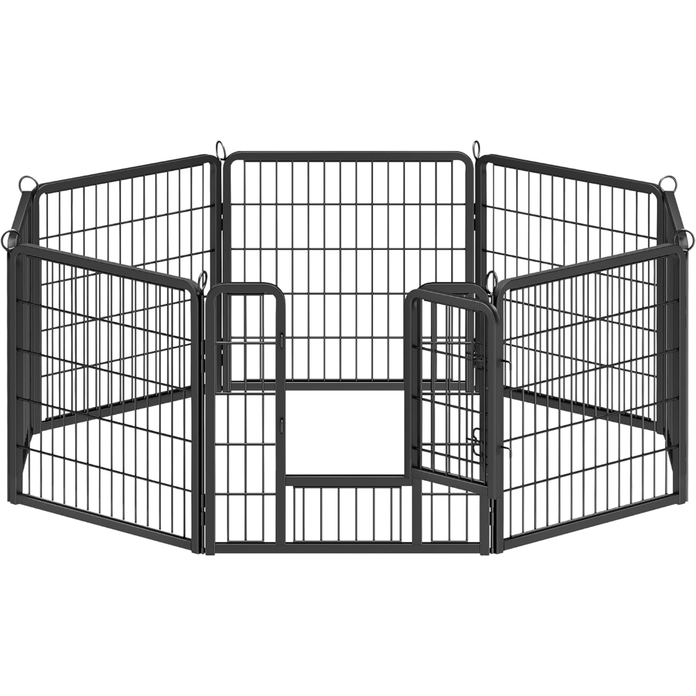 Parc Modulable Sécurisé pour Chiens – 8 Panneaux