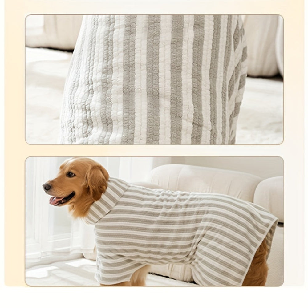 Peignoir de Bain Ultra-Absorbant pour Chiens