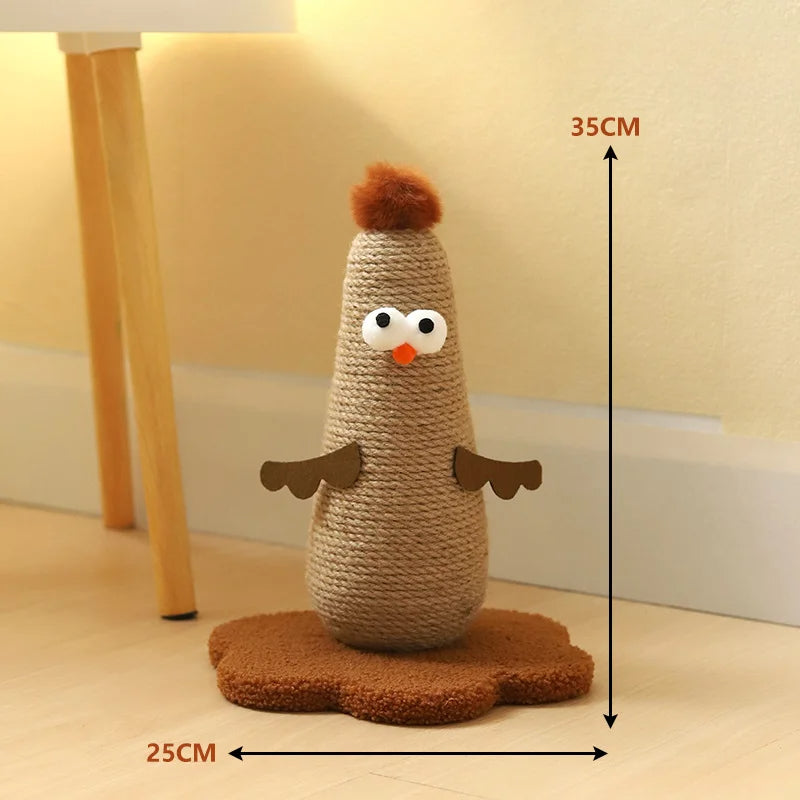 Griffoir Poulet en Sisal – L’Accessoire Ludique et Utile pour Chats