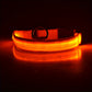 Collier lumineux ajustable pour Chien - sécurité de nuit