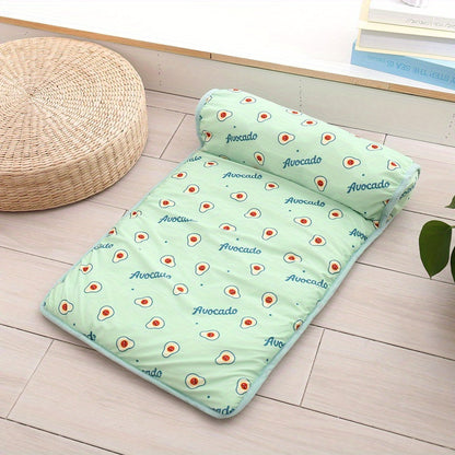 Tapis Rafraîchissant avec Oreiller pour Chien