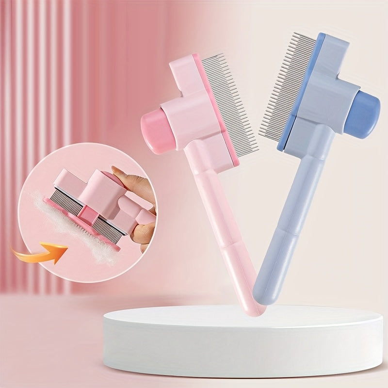 Peigne de Toilettage Auto-Nettoyant pour Chiens et Chats