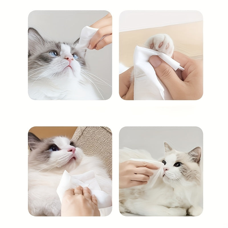 Lingettes Nettoyantes Multi-Usages pour Chats et Chiens