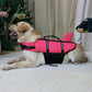 Gilet de Sauvetage Requin Réfléchissant Fluo pour Chiens