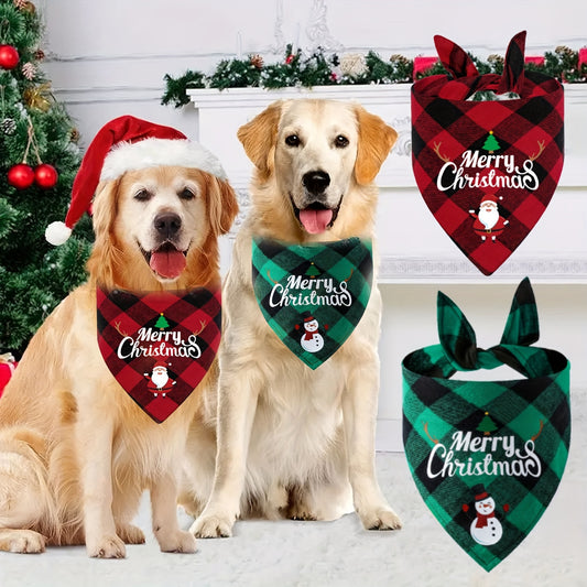 Foulard de Noël "Merry Christmas" pour Chiens