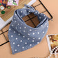 Foulard à Pois en Coton pour Chiens et Chats à Nouer