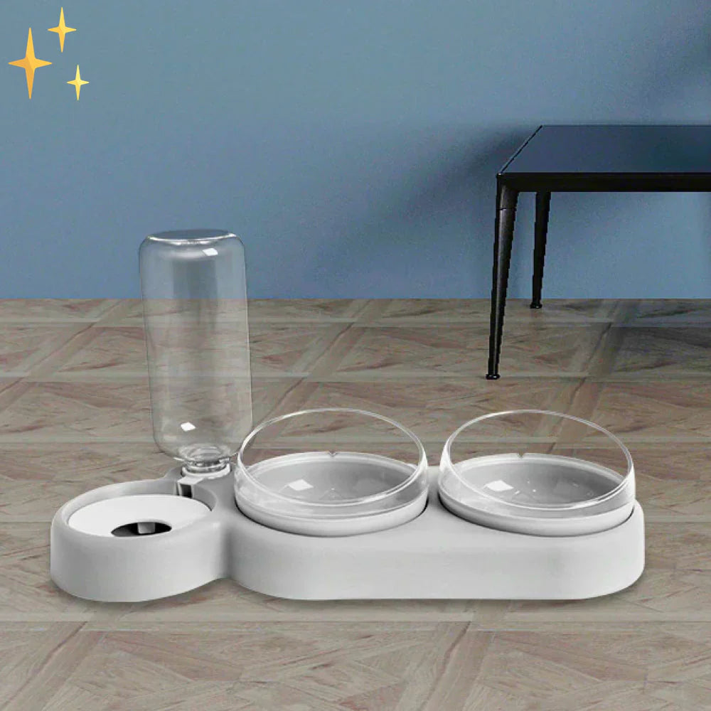 Gamelle Double avec Distributeur d’Eau Automatique