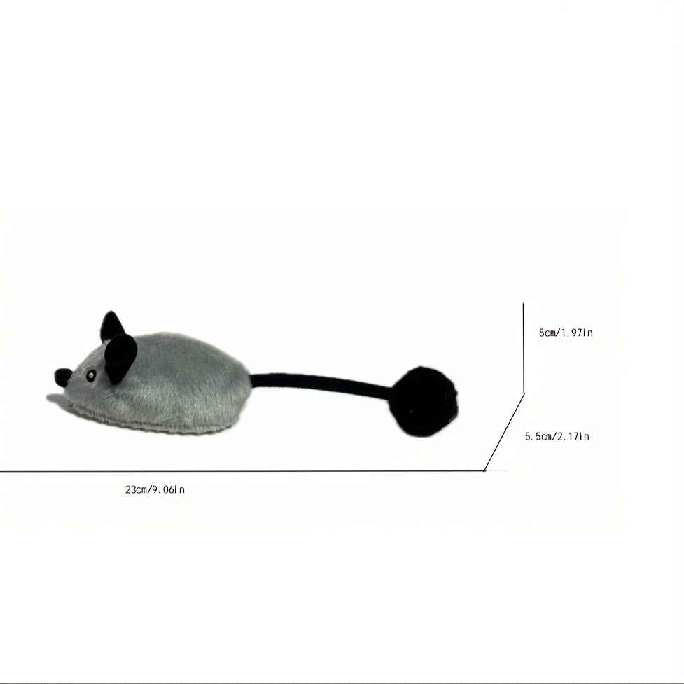 Souris Interactive en Peluche Rechargeable pour Chat