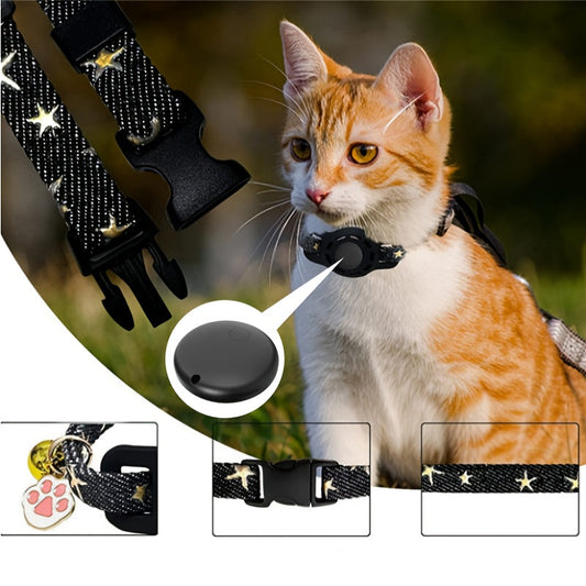 Collier GPS Intelligent pour Chat avec Dispositif Anti-Perte et Support Protecteur