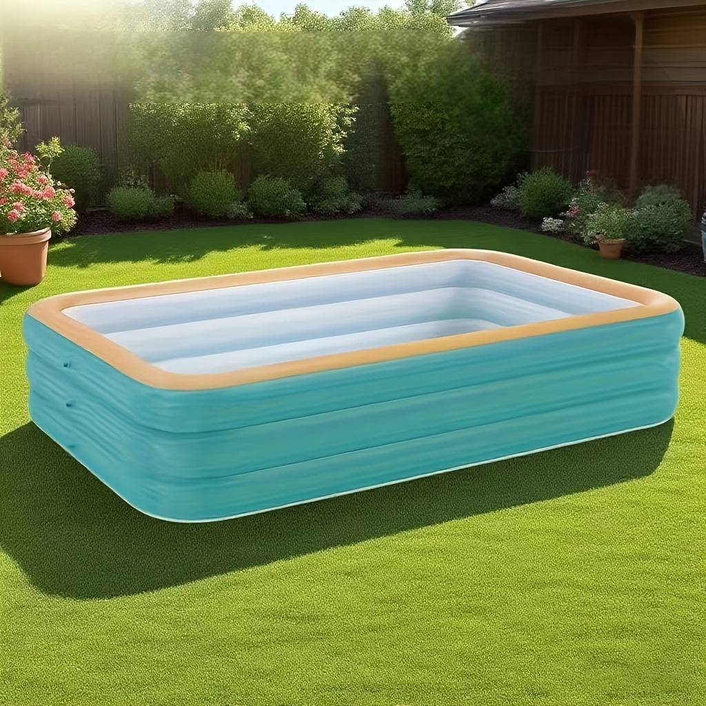 Piscine Gonflable Rectangulaire XXL pour Chiens