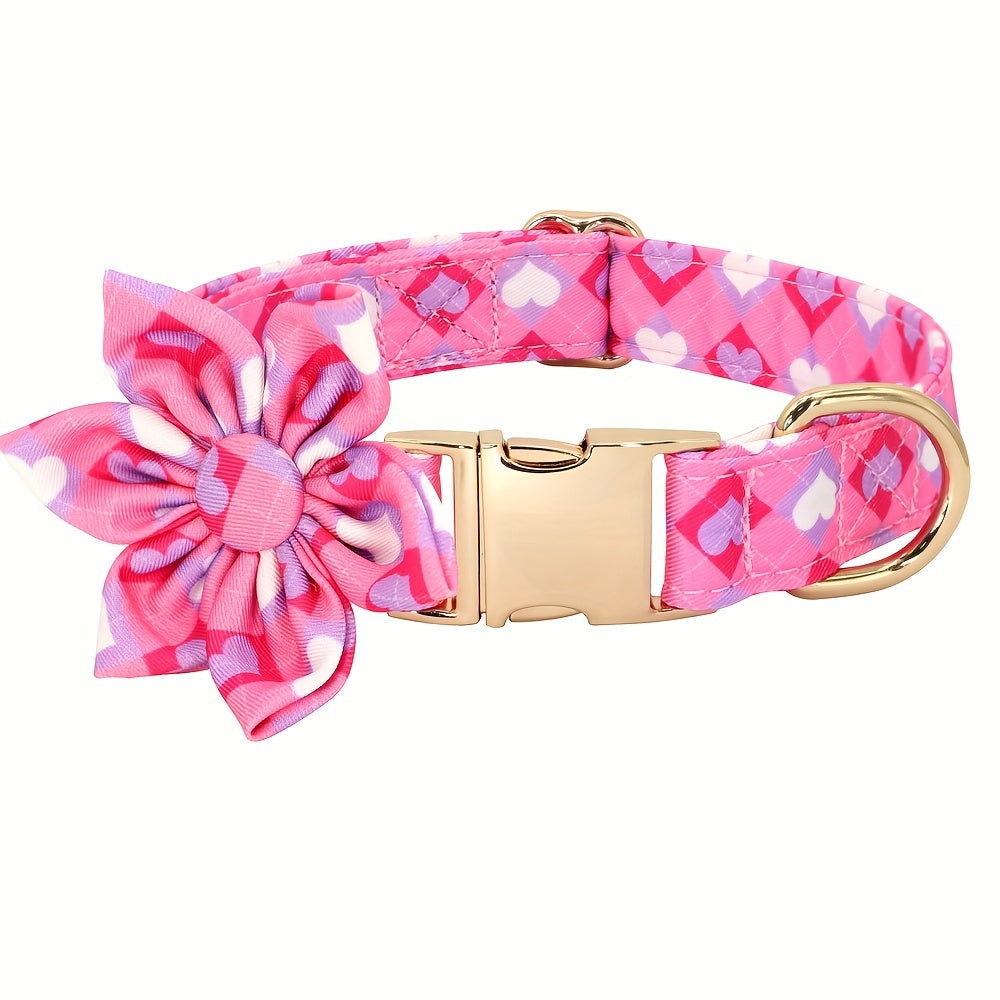 Collier Fleuri (fleur amovible) pour Chien