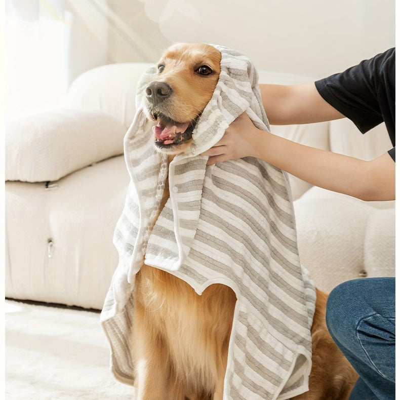 Peignoir de Bain Ultra-Absorbant pour Chiens