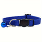 Collier Ajustable pour Chats avec Boucle de Sécurité et Clochette