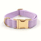 Collier en Velours Côtelé Pastel Chic pour Chien