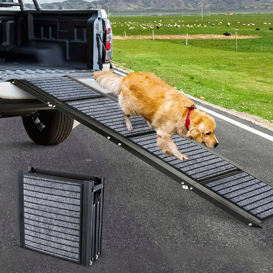 Rampe de Voiture Pliable Antidérapante pour Chiens