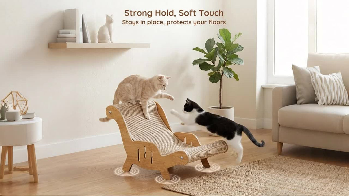 Chaise griffoir pour chat en corde de sisal, autre visuel