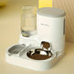 Distributeur Automatique 2-en-1 Nourriture et Eau pour Chats