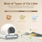 Litière Automatique Connectée pour Chats – 65L avec Tapis et Sacs