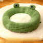 Panier rond en peluche forme grenouille pour petit Chien ou Chat
