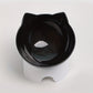 Gamelle Unique Inclinée Transparente Surélevée pour Chats – 13 cm