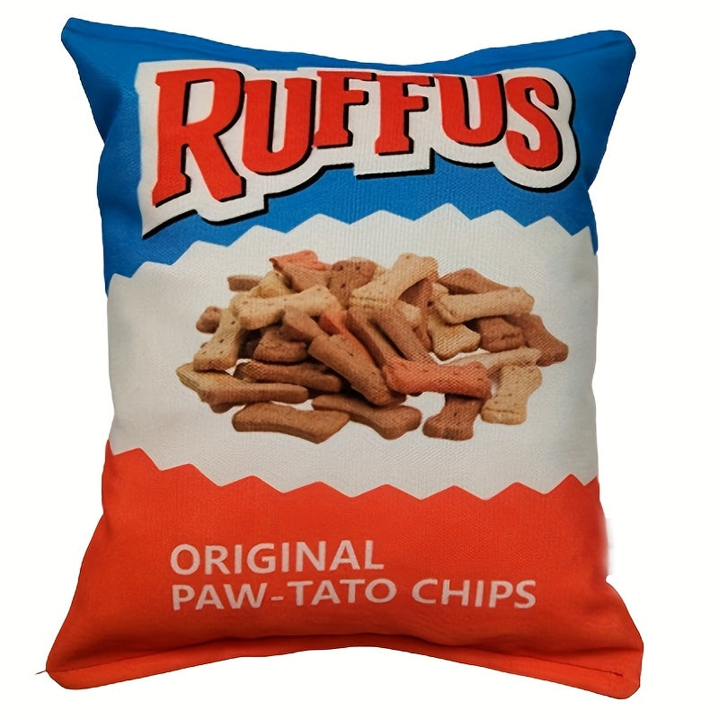 Peluche Chips pour Chiens – Jouet Sonore Sans Piles