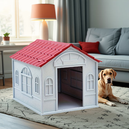 Niche Maison avec Fenêtres en Plastique Imperméable