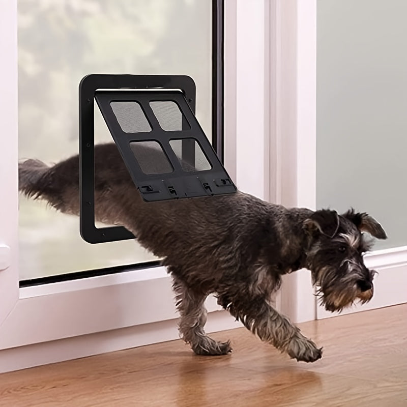 Porte Moustiquaire Verrouillable pour Chien et Chat – Fermeture Automatique