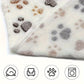 Lot de 3 Couvertures Flanelle à Empreintes pour Chiens et Chats