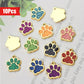 Lot de 10 Médailles Patte pour collier Chien & Chat
