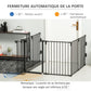 Parc Modulable Sécurisé 6 Panneaux pour Chiens