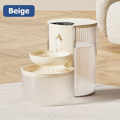 Fontaine à Eau Intelligente pour Chat – 3L avec Recharge USB et Batterie