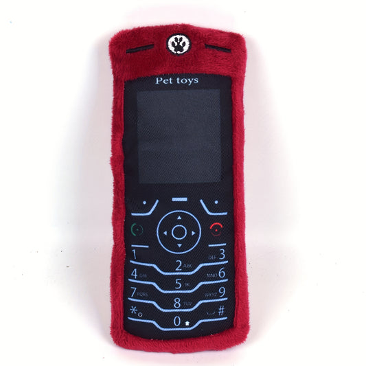 Jouet Téléphone Rétro en Peluche pour Chiens