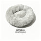 Panier rond en peluche pour chien, visuel produit