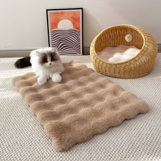 Tapis Doux en Fausse Fourrure pour Chiens et Chats