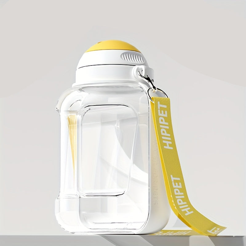 Gourde portable 2-en-1 pour eau et croquettes (1000ml + 300g)