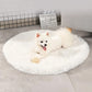 Tapis Rond Douillet en Peluche pour Animaux