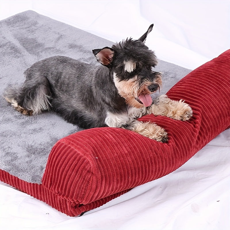 Sofa Mémoire avec Coussin Cœur Intégré pour Chien