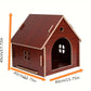 Niche Maison Intérieure en Panneau Fibre Bois
