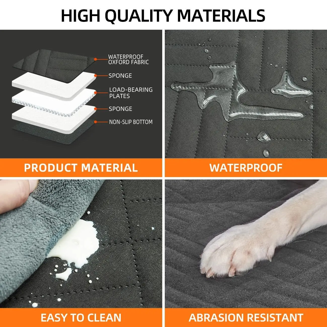 Extension de Siège Auto Rigide pour Chiens – Confort & Protection
